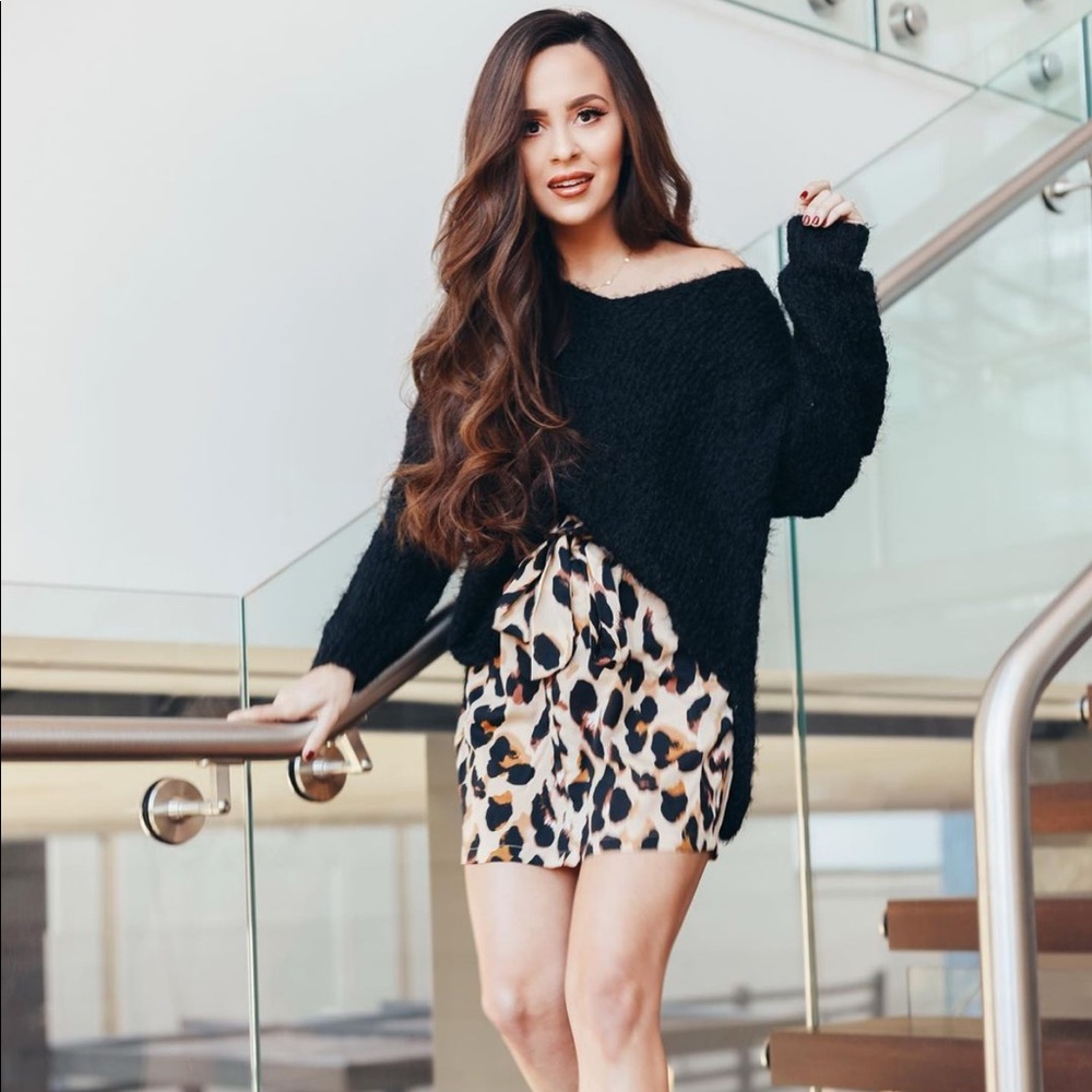 Altar’d State Leopard Skirt